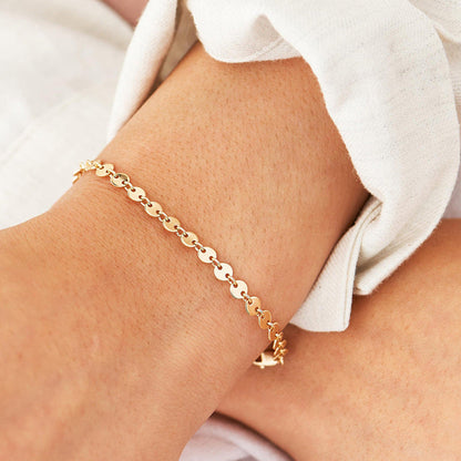 Darla Round Chain Bracelet