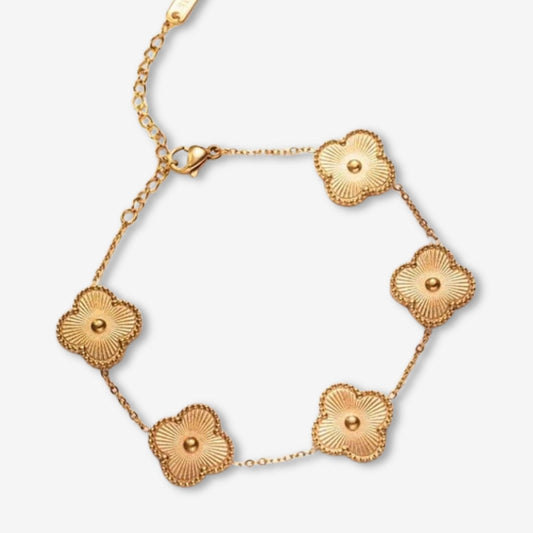 CLOVER DELUXE BRACELET | GOLD