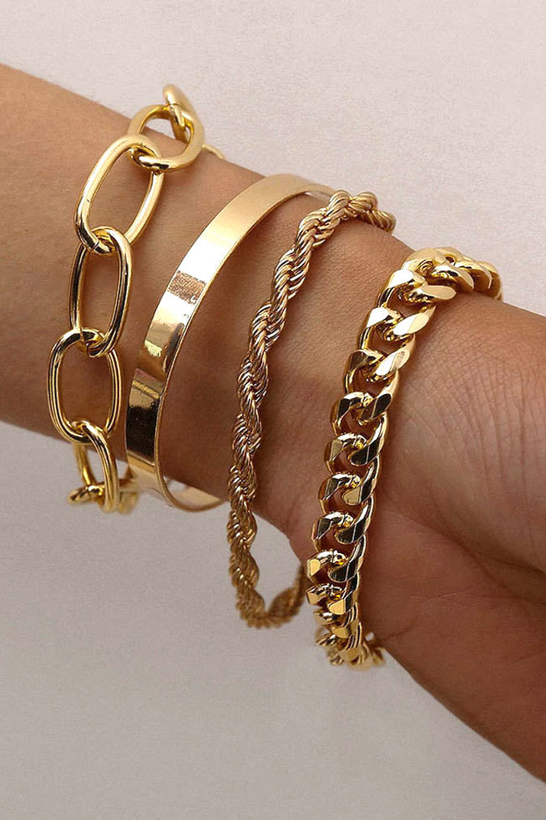 BRACELET FLORANCE SET | GOLD