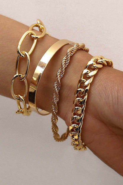 BRACELET FLORANCE SET | GOLD