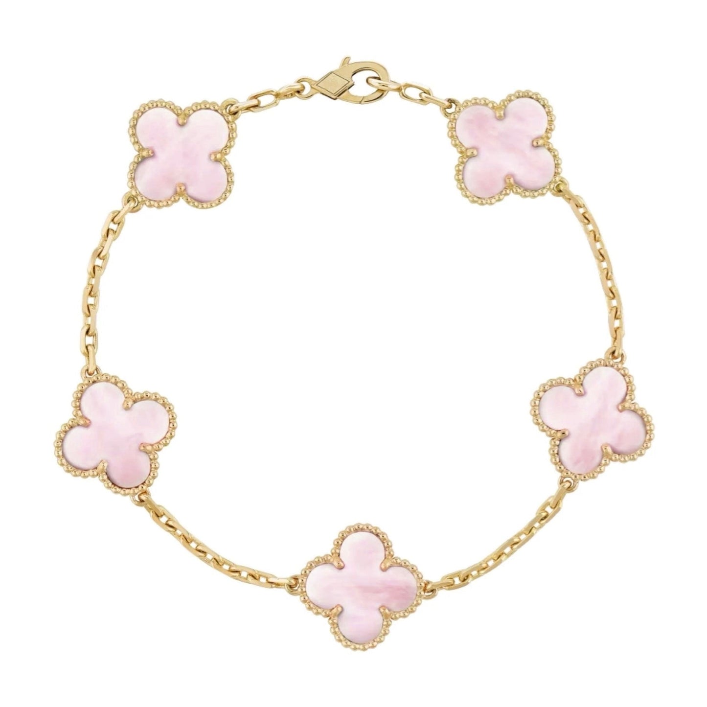 Golden Pink | Clover Bracelet