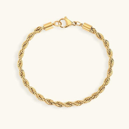 Gigi Rope Chain Gold Bracelet