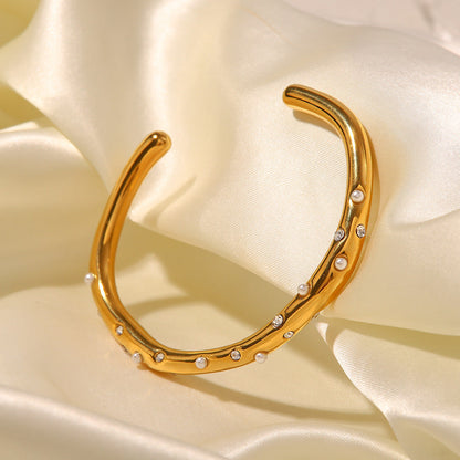 Corisande Gold Bangle