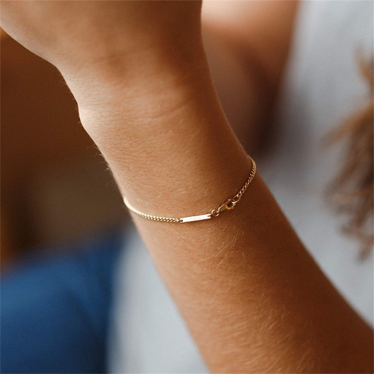 Rosemary Gold Chain Bracelet