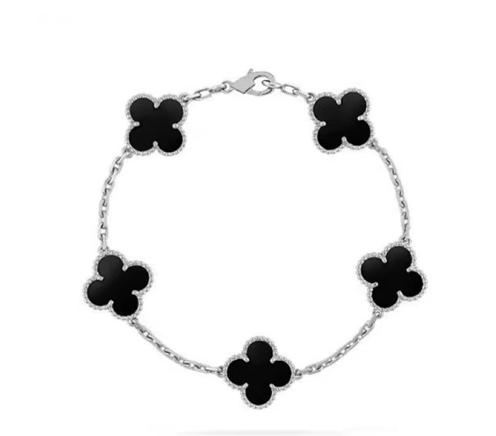 FOUR-LEAF CLOVER BRACELET | ONYX