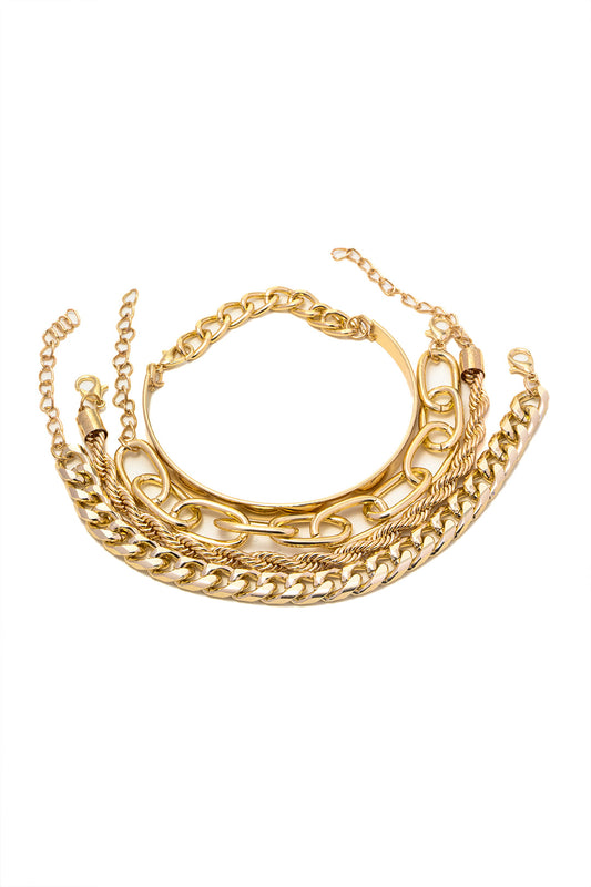 BRACELET FLORANCE SET | GOLD